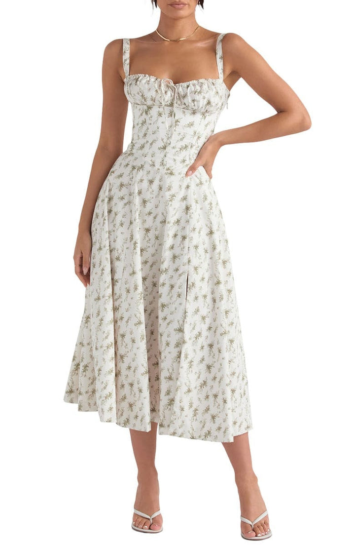 Martha | Floral Bustier Dress