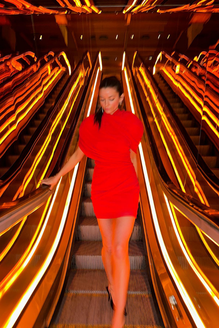Siennah | Red Mini Dress