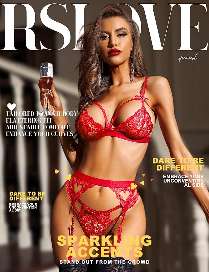 Vanessa | Sexy Lingerie Set with Garter