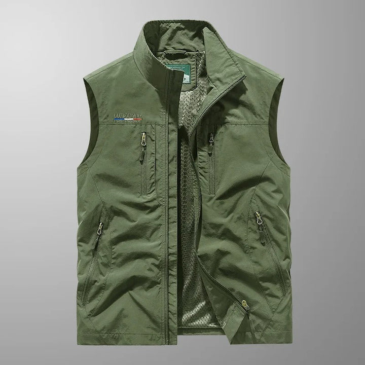 Topher | Multi-Pocket Sleeveless Vest