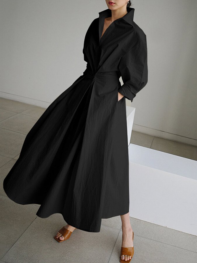 Victoire | Classic Feminine Maxi Dress
