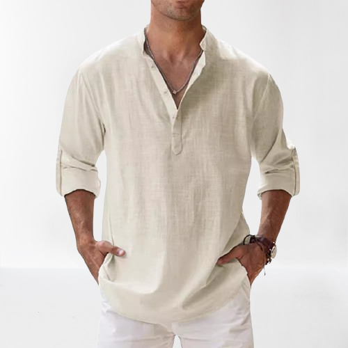 Danny | Lightweight Long-Sleeve Shirt for Relaxed Elegance