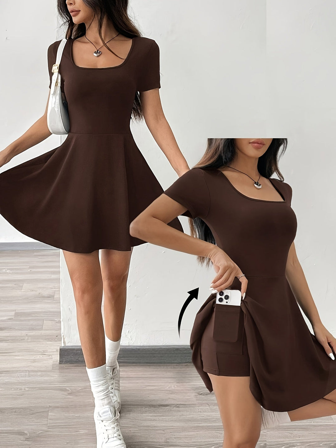 Aisling | Sculpt & Soft Bandeau Mini Dress