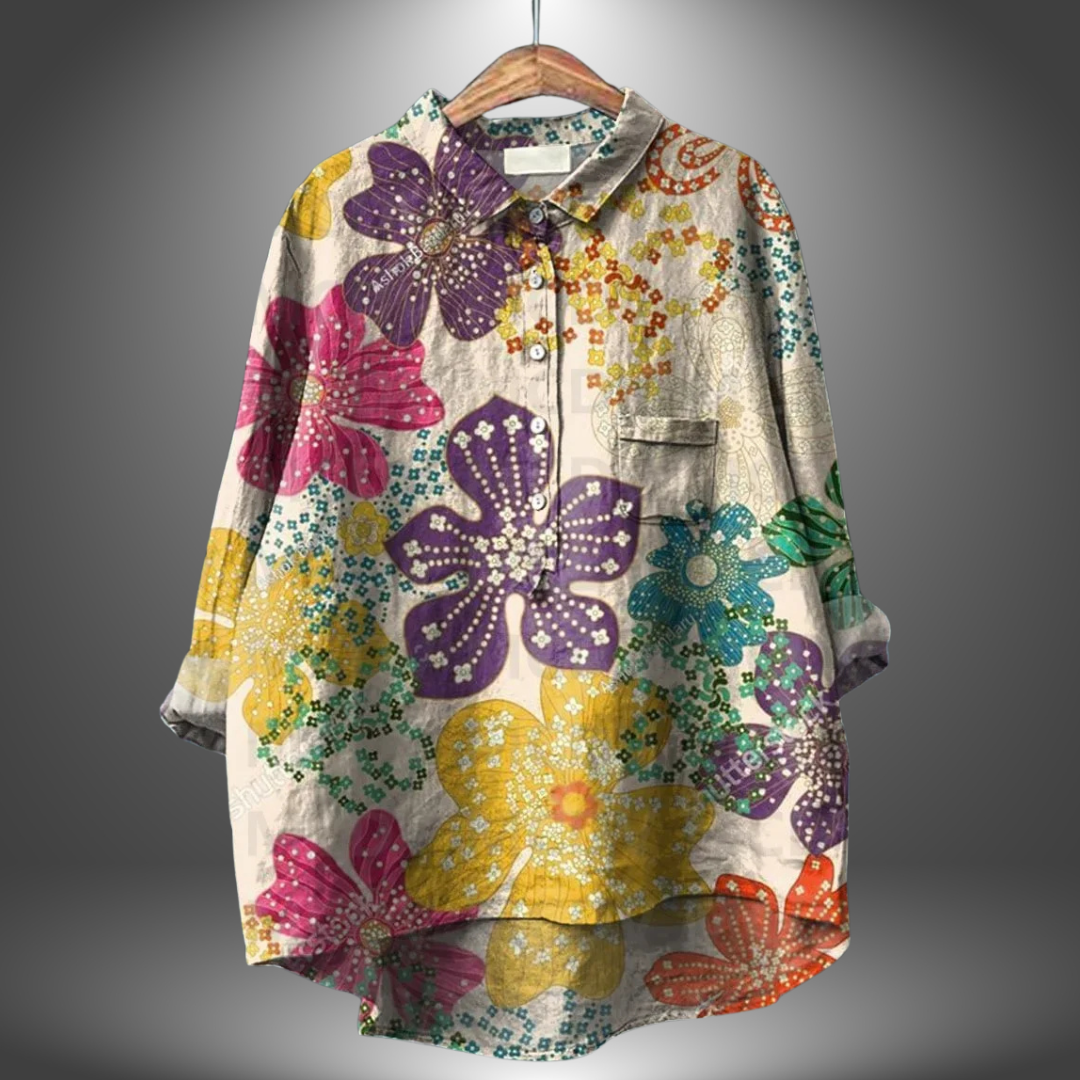 Luiza | Stylish Floral Women's Shirt