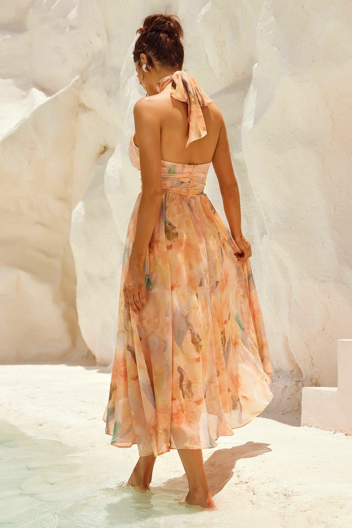 Peach | Daylight Midi Dress