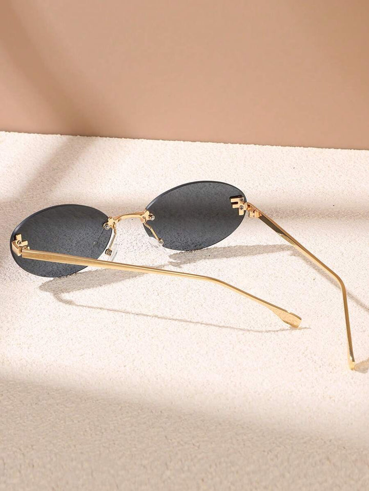 Mia | Vintage Oval Sunglasses