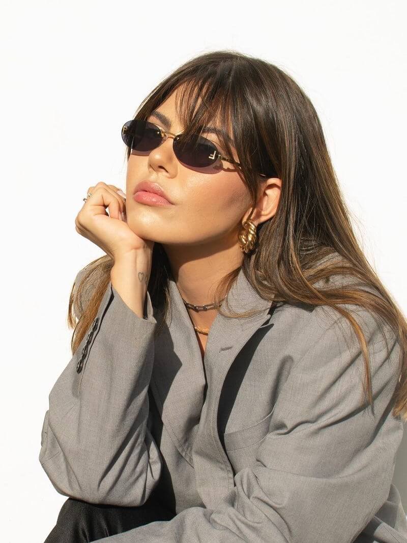 Mia | Vintage Oval Sunglasses