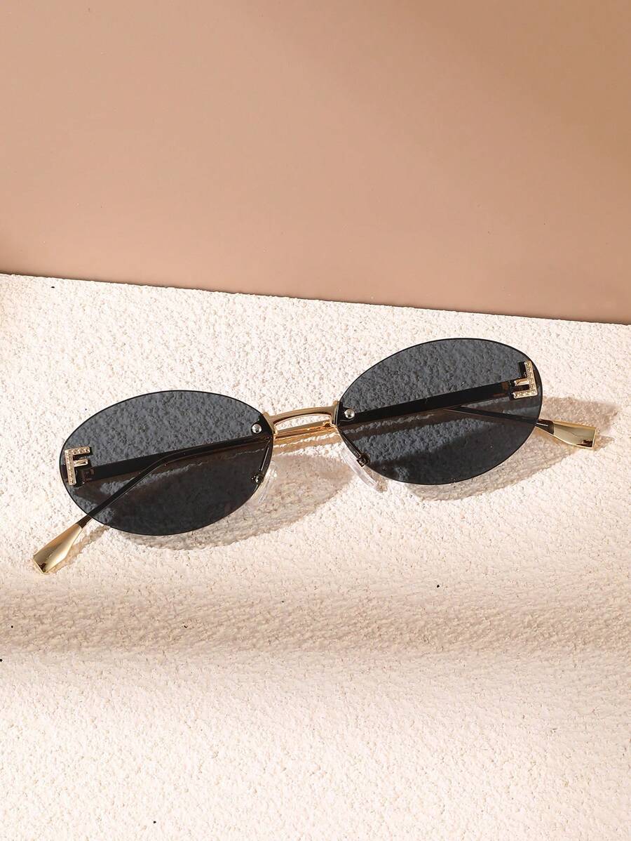 Mia | Vintage Oval Sunglasses
