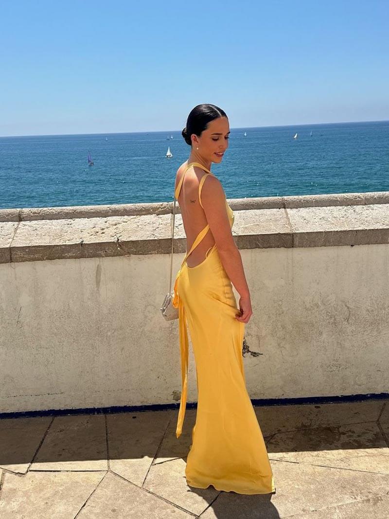 Avery | Sleek Backless Maxi Dress