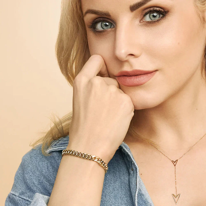 Mica | 16K Gold Estate Cuban Bracelet