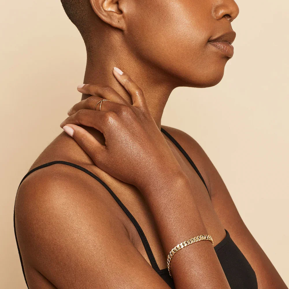Mica | 16K Gold Estate Cuban Bracelet