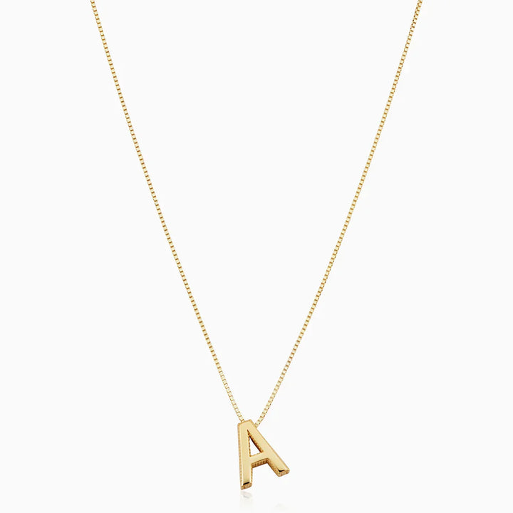Love Letter | 18K Gold Initial Necklace