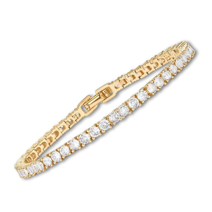 Kianna | 18K Gold Moissanite Tennis Bracelet