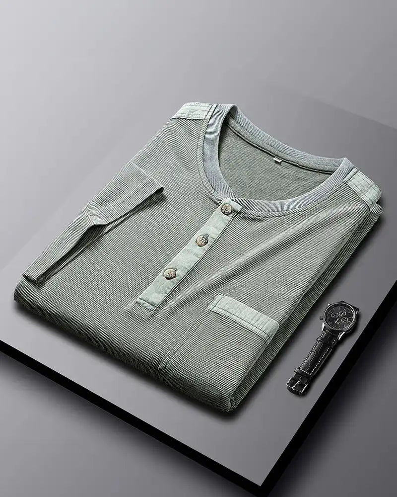 Dionos | Waffle Knit Henley