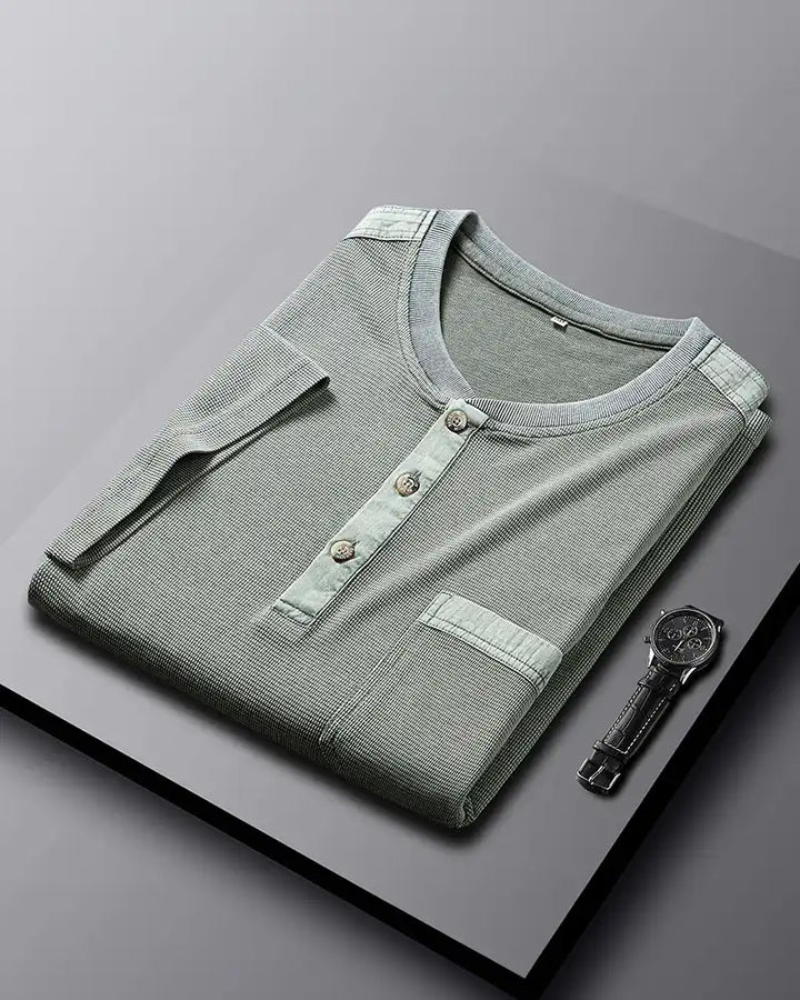 Dionos | Waffle Knit Henley