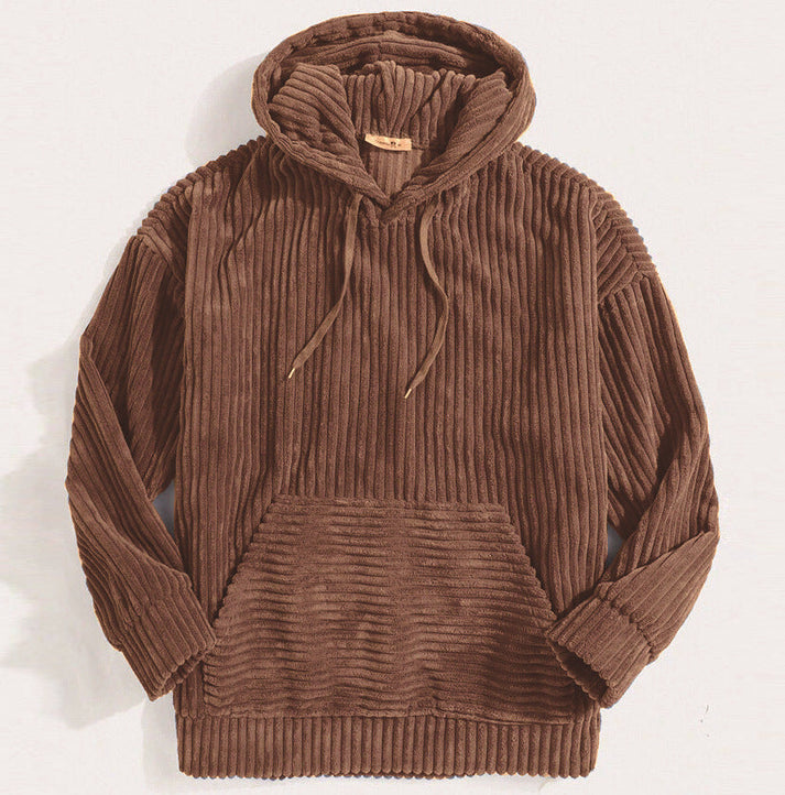 Brad | Corduroy-Style Hoodie