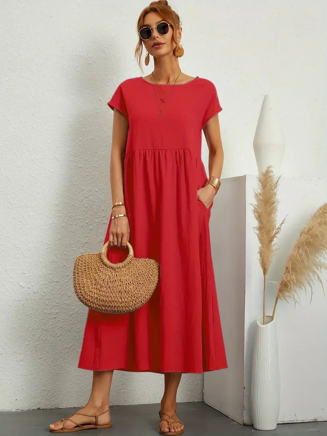 Sarina | Soft Cotton Dress