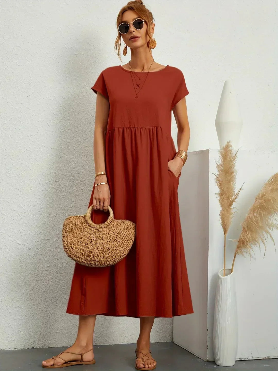 Sarina | Soft Cotton Dress