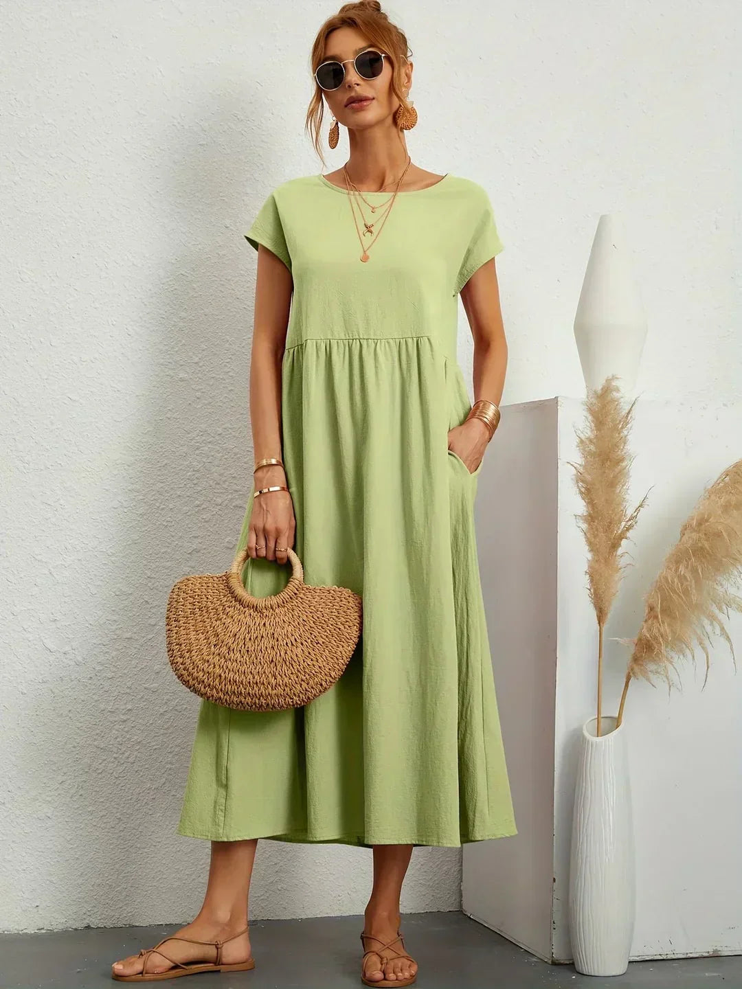 Sarina | Soft Cotton Dress