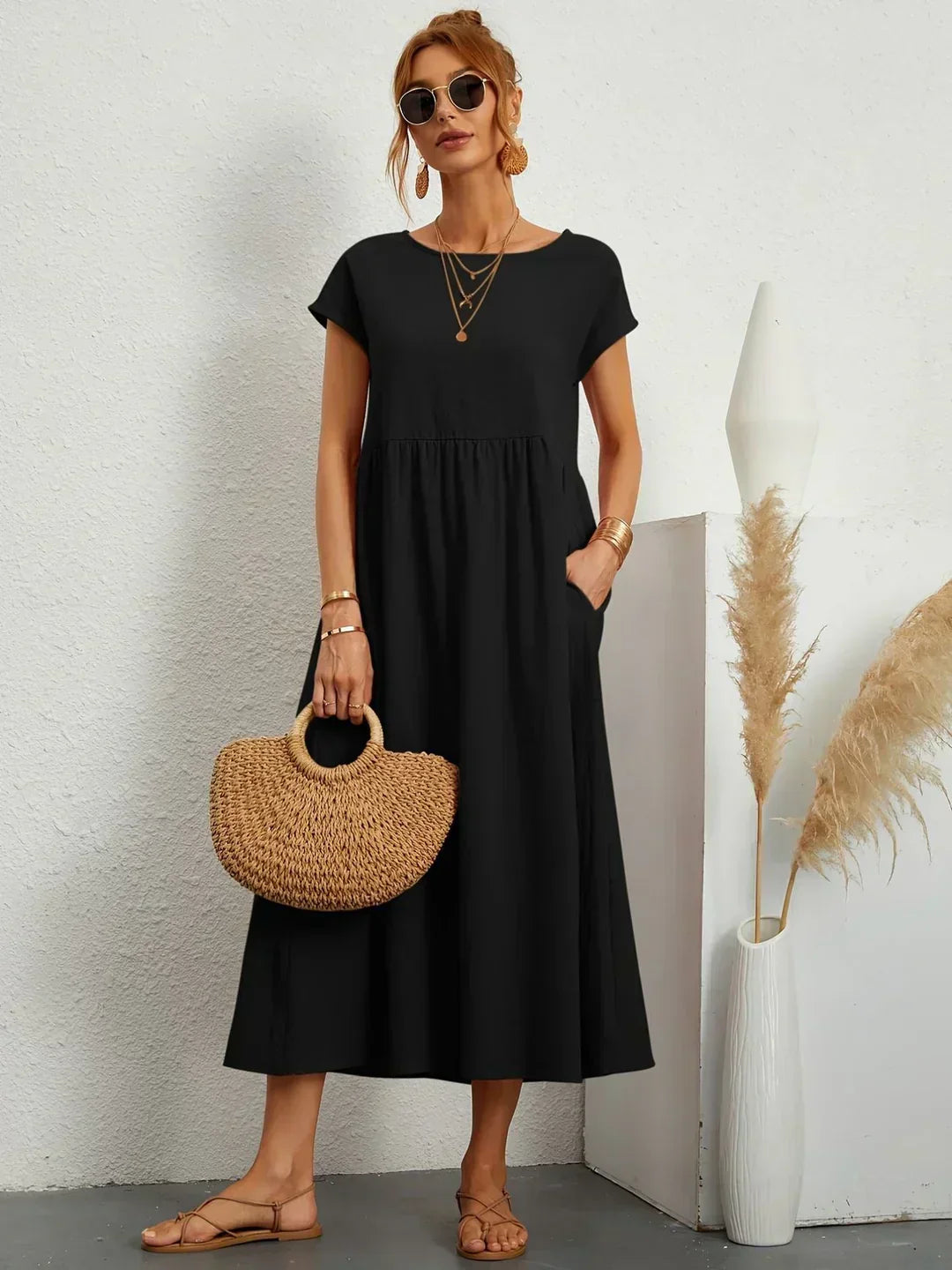 Sarina | Soft Cotton Dress