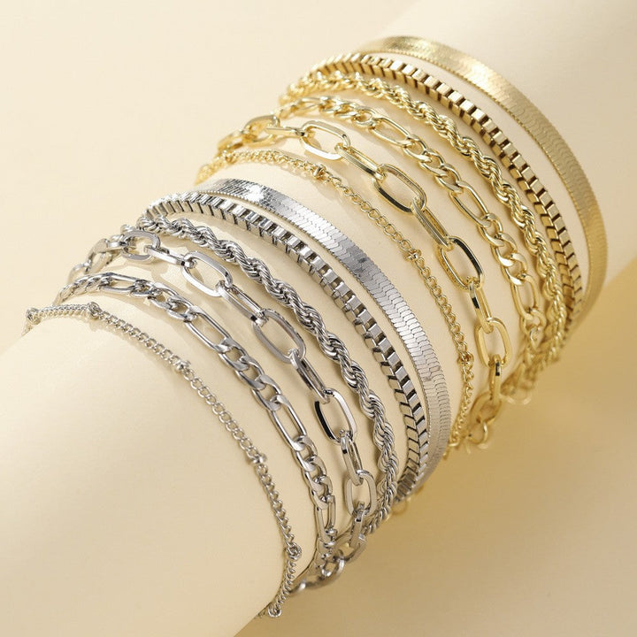 Ellis Renner | 16K Gold Bracelet Set