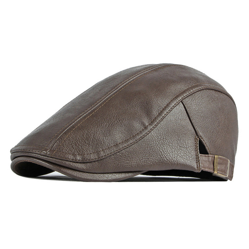 Blacktop | Leather Cap
