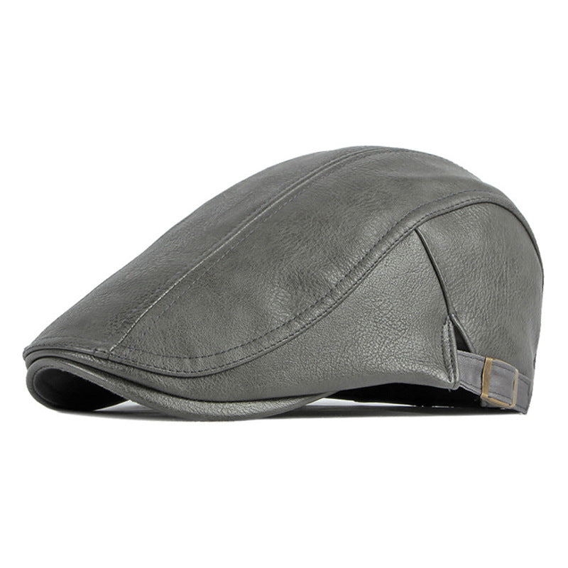 Blacktop | Leather Cap