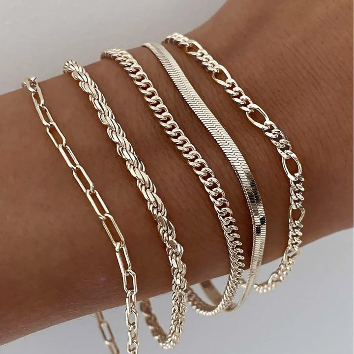 Ellis Renner | 16K Gold Bracelet Set