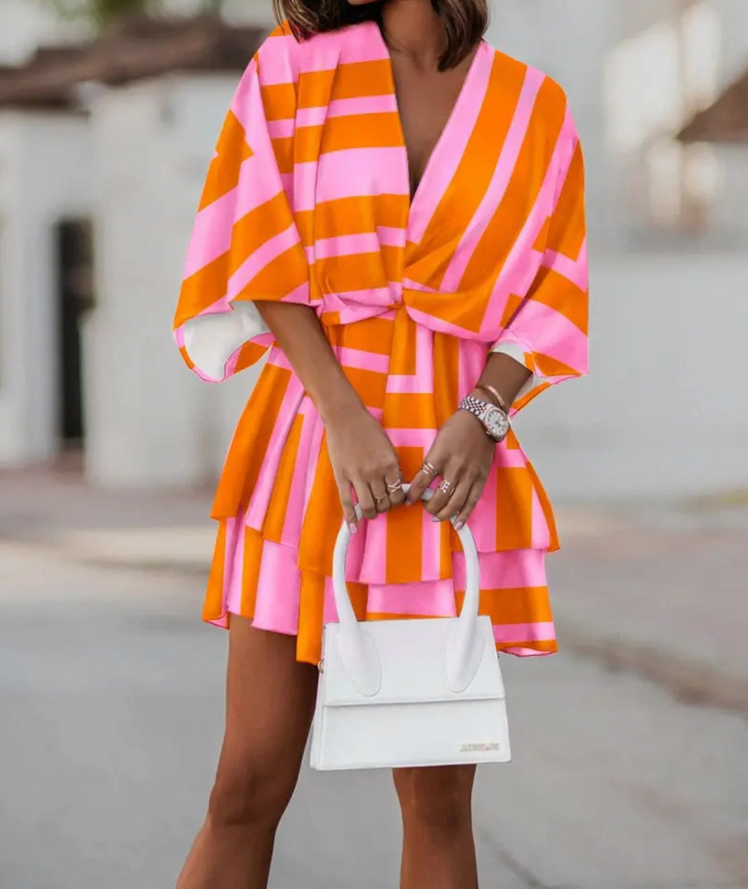 Valeria | Boho Floral Mini Dress