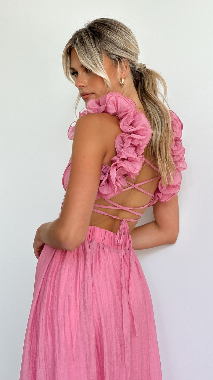 Louiza | Elegant Dress With Deep V-Neck