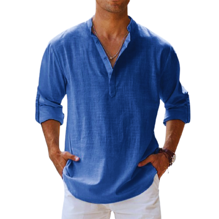 Danny | Lightweight Long-Sleeve Shirt for Relaxed Elegance