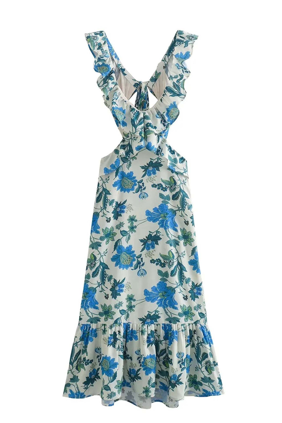 Ember | Floral Ruffle Dress