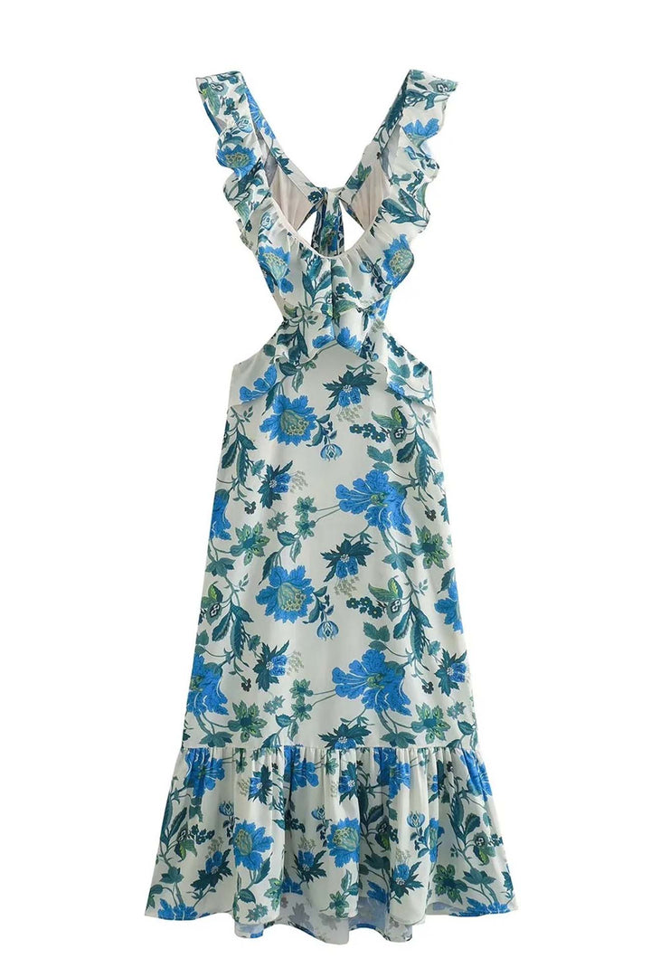 Ember | Floral Ruffle Dress