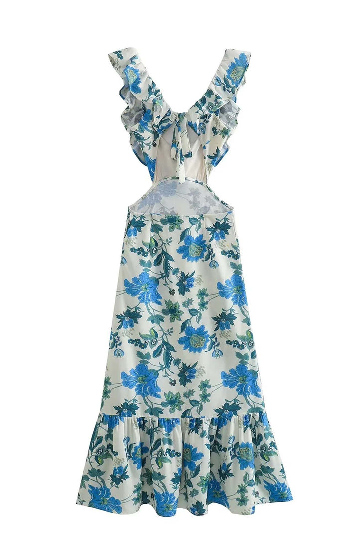 Ember | Floral Ruffle Dress