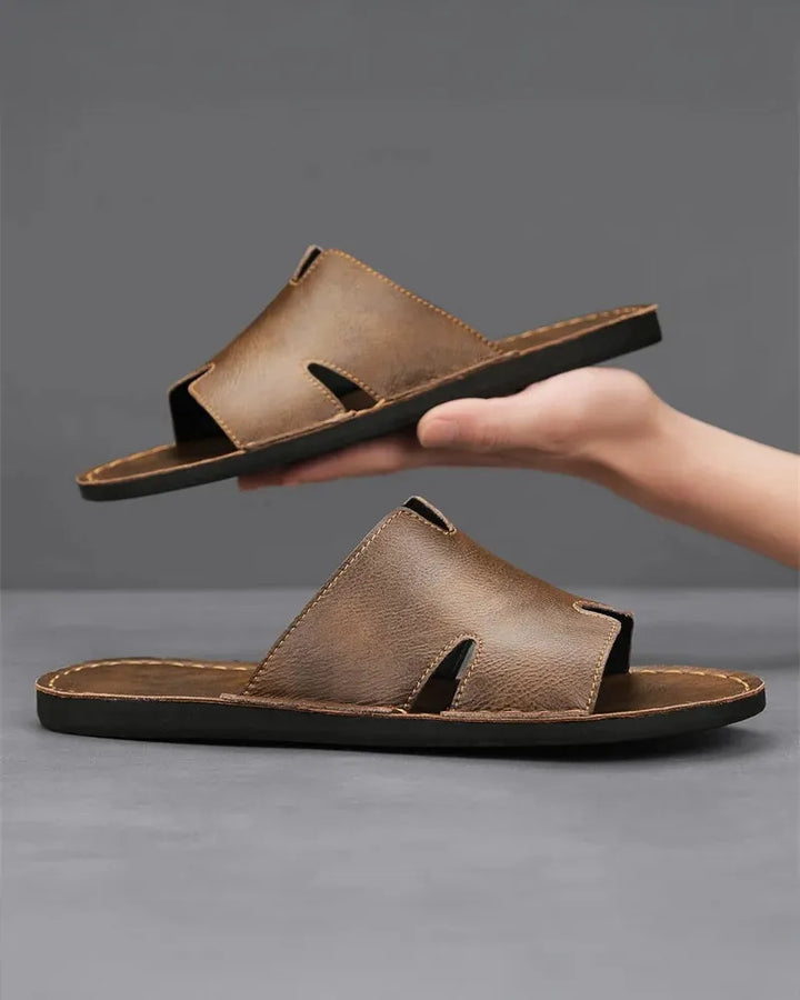 Salerno | Genuine Leather Slides
