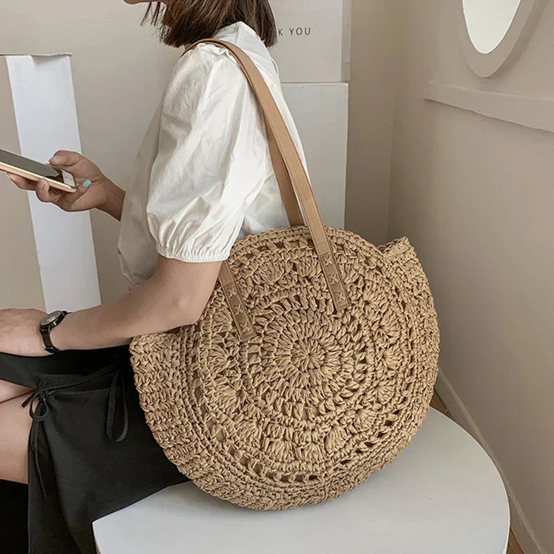 Mia | Multi-functional Straw Crossbody Bag