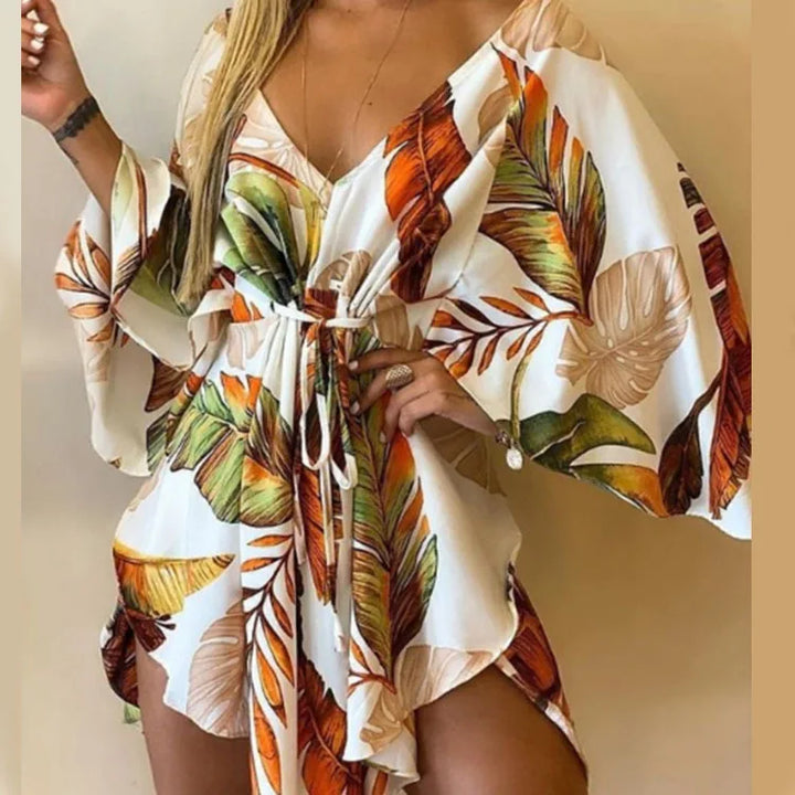Daisy | Floral V-Neck Boho Dress