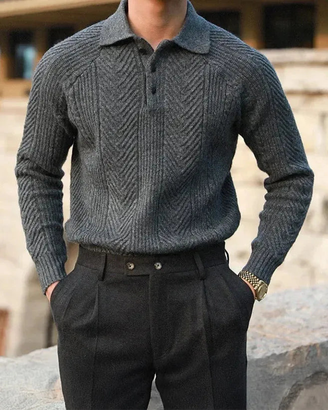 Laurent | Knitted Polo