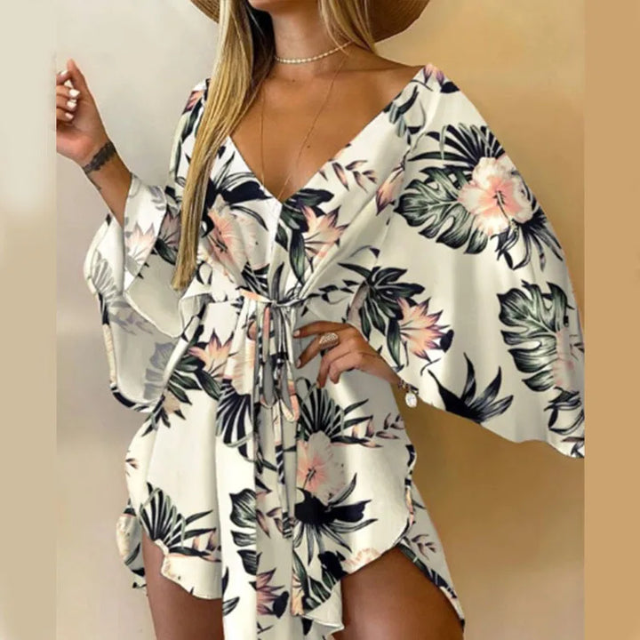 Daisy | Floral V-Neck Boho Dress