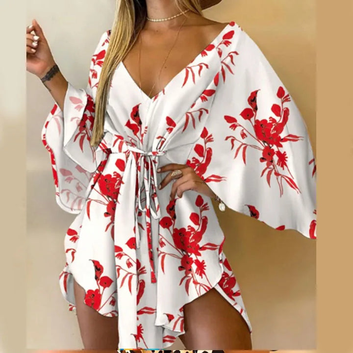 Daisy | Floral V-Neck Boho Dress