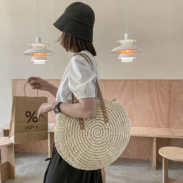 Mia | Multi-functional Straw Crossbody Bag