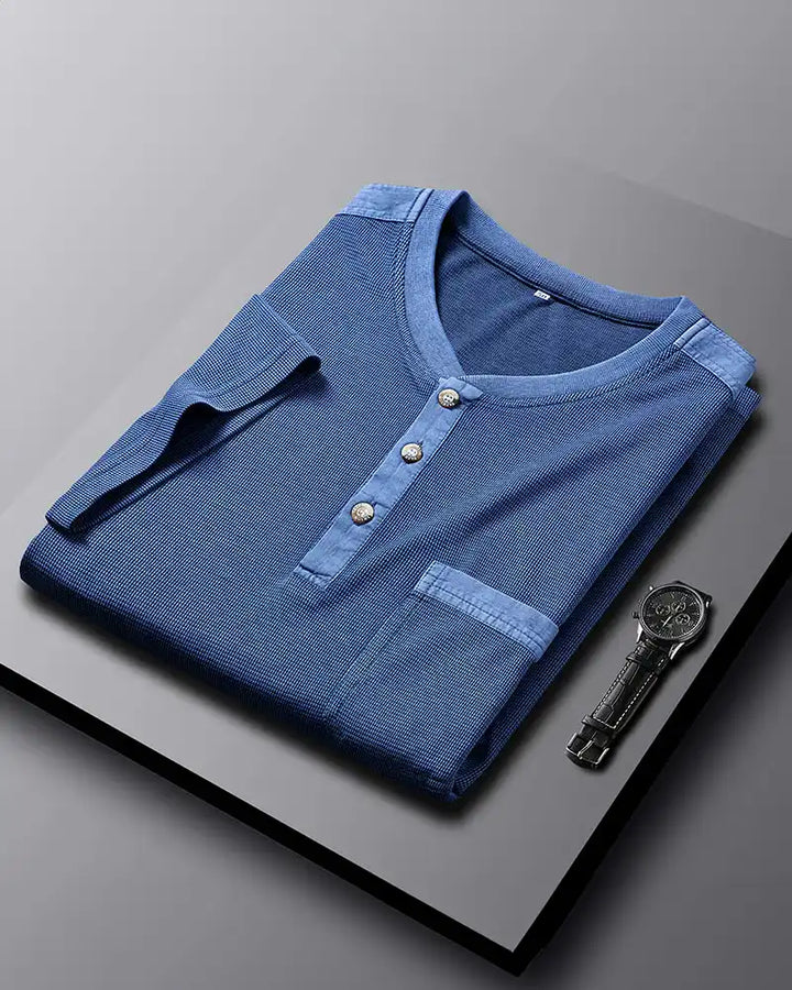 Dionos | Waffle Knit Henley