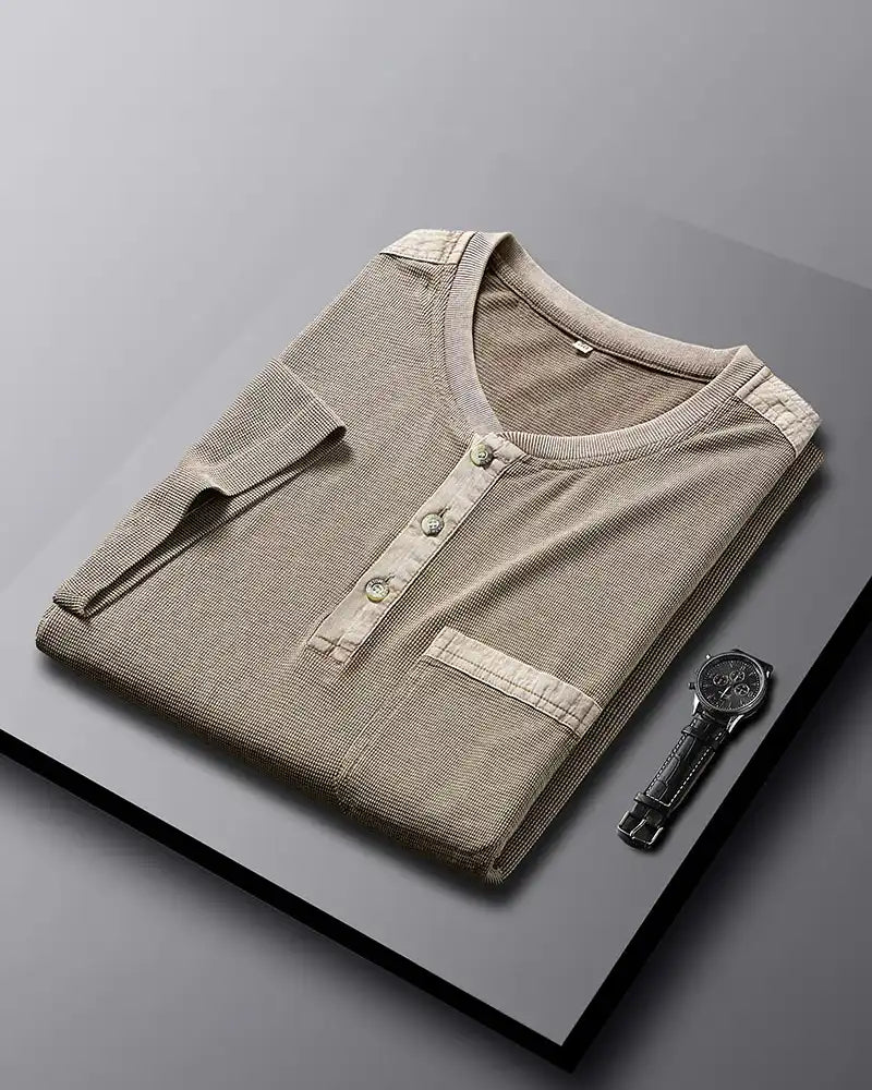 Dionos | Waffle Knit Henley