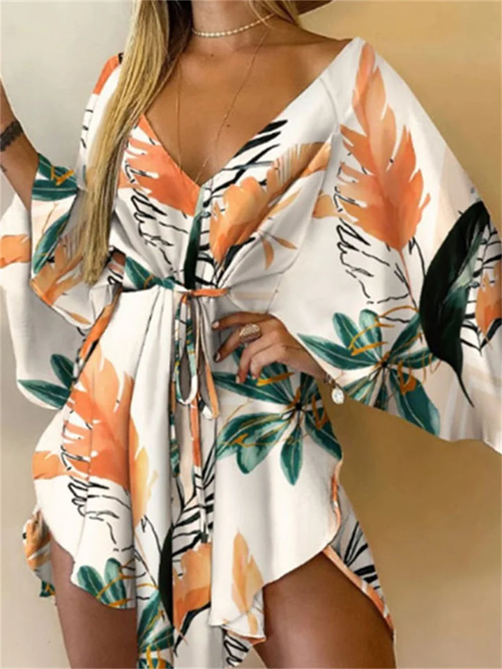 Daisy | Floral V-Neck Boho Dress