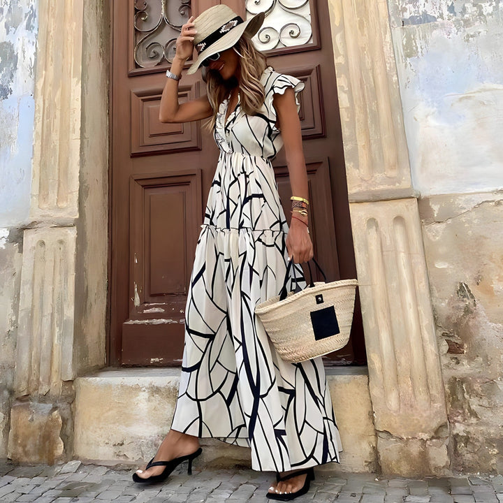 Maddie | Elegant Printed Dress