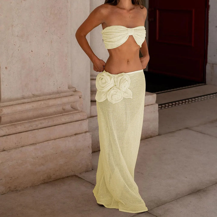 Anavelle | Feminine Hollow-Out Bikini Set