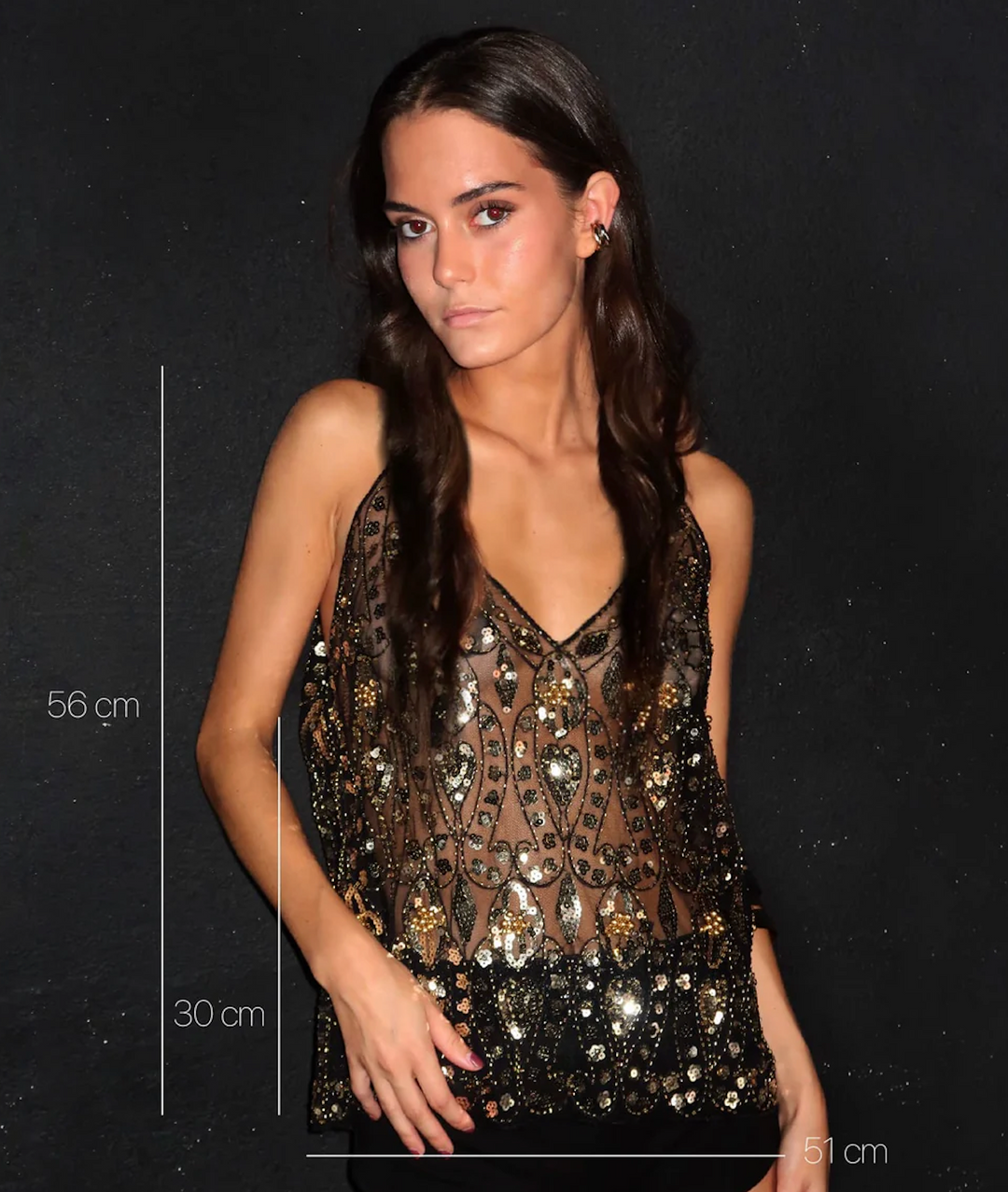 Sydney | Sequins Top