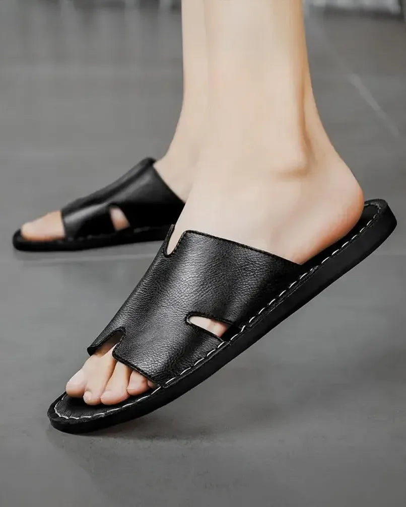 Salerno | Genuine Leather Slides