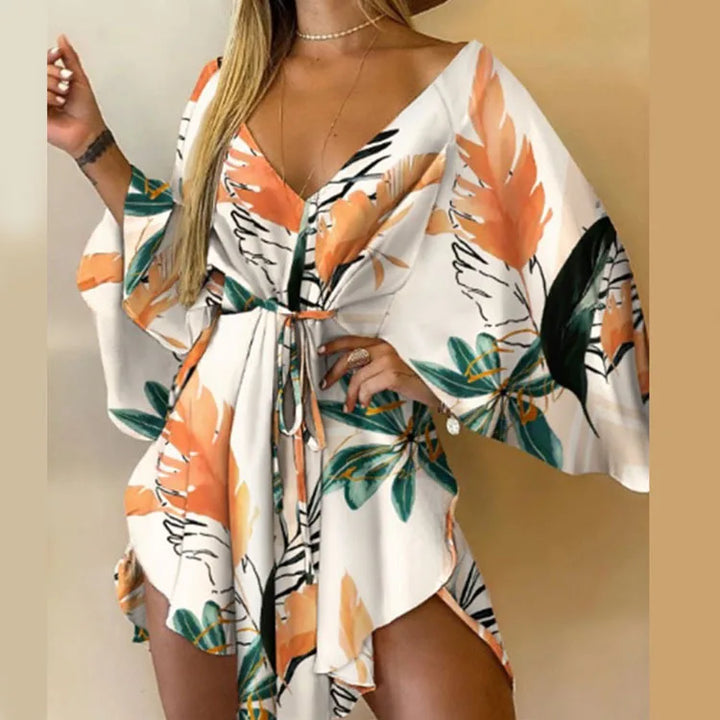 Daisy | Floral V-Neck Boho Dress
