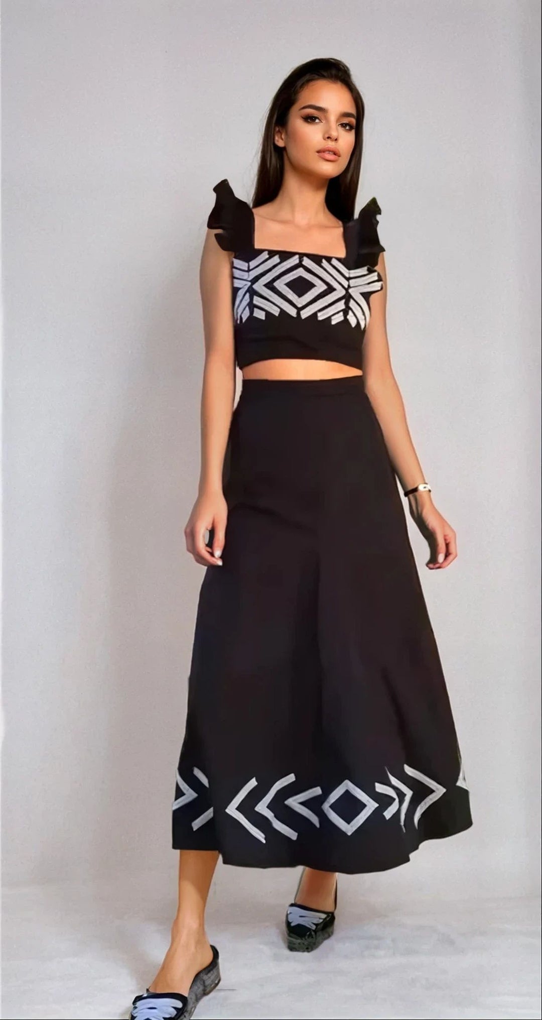 Cristeta | Skirt and Top Set